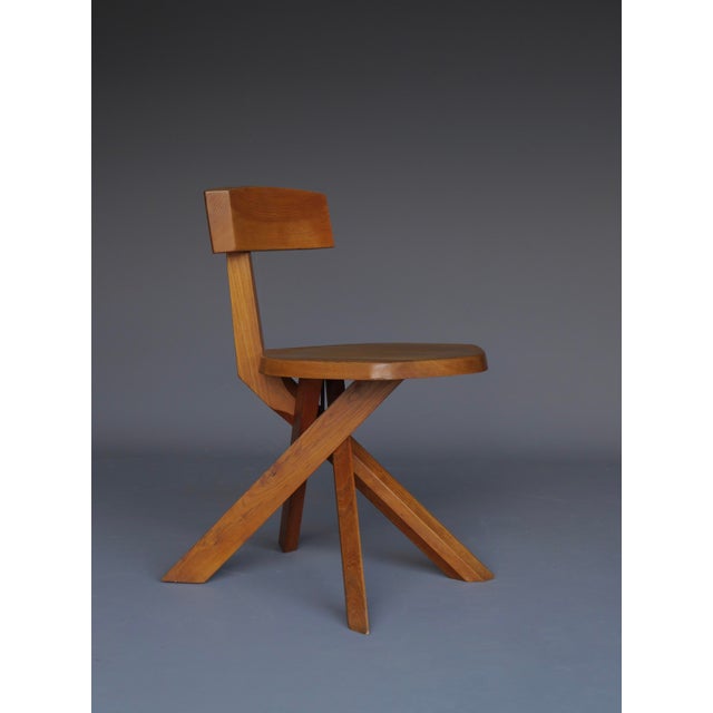 S34 Elm Chair by Pierre Chapo, 1980s For Sale - Image 13 of 13