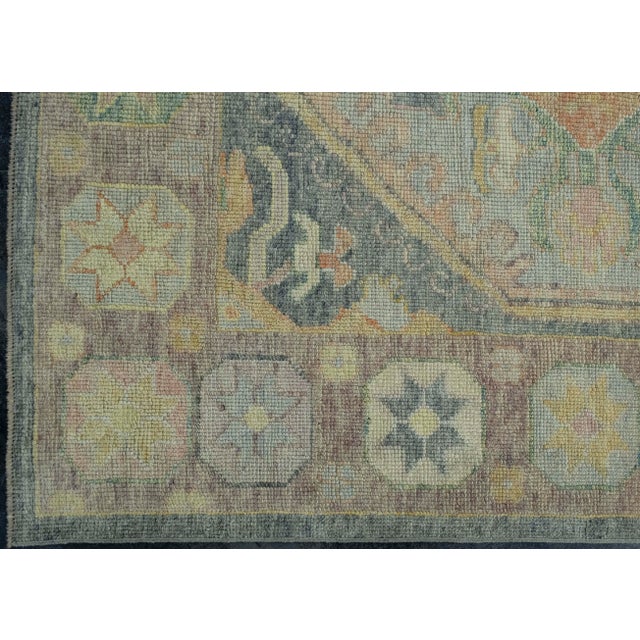 Turkish Oushak Rug 9'5" x 12'9" #18637 For Sale - Image 4 of 8