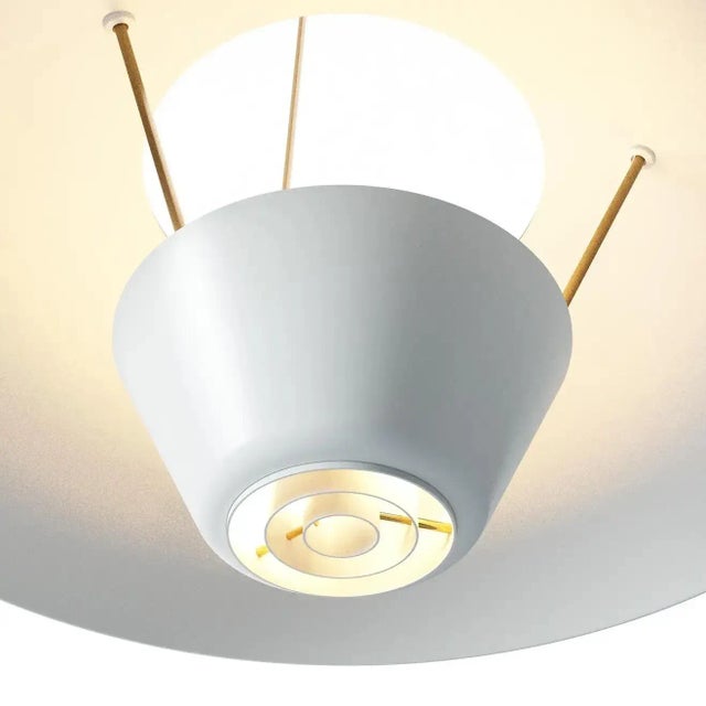 Not Yet Made - Made To Order Michel Mortier M4 Suspension Lamp in White for Disderot For Sale - Image 5 of 10