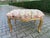 Pink 1980s French Louis XVI Gold Beech Pink Damask Bench For Sale - Image 8 of 8
