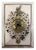 Gold Vintage Porcelain Wall Clock with Handcrafted Floral Decor by Giulio Tucci for Capodimonte, 1990s For Sale - Image 8 of 8