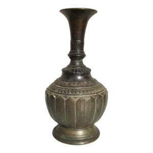 Indian Mughal "Surahi" Bottle Bronze 18th-Century