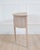 Wood Dutch 20th Century Bleached Oak Demi-Lune Console Table with Tambour Door For Sale - Image 7 of 9