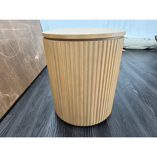 Rh Byron Closed Nightstand – 32" Light Oak | Designed by Harrison & Nicholas Condos For Sale - Image 11 of 18
