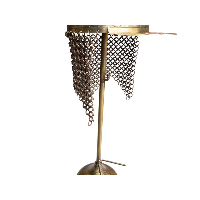 Metal Hand-Forged Brass Armor Set For Sale - Image 7 of 13
