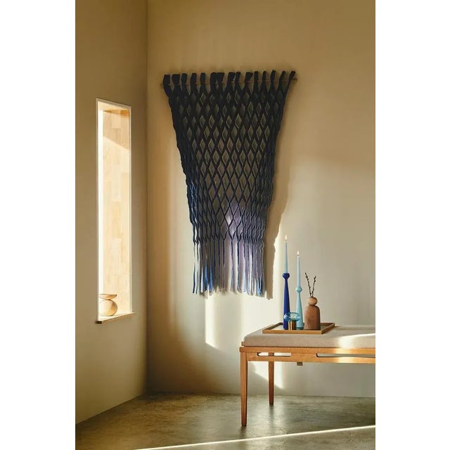 Textile Brown Flow Wall Art by Applicata For Sale - Image 7 of 8