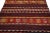 Tribal Red Vintage Kilim Handmade Flatweave Tribal Motif Wool Runner For Sale - Image 3 of 10