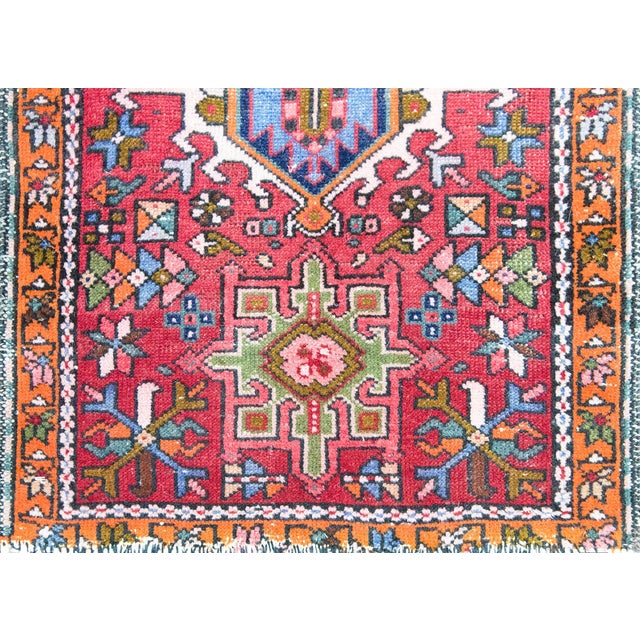 Early 20th Century Persian Heriz Rug For Sale In Chicago - Image 6 of 15