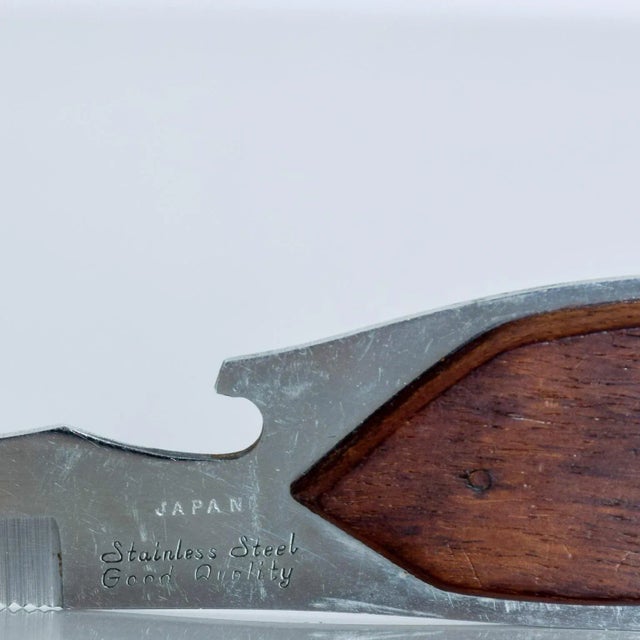 1970s Japanese Barware Parrot Bottle Opener Knife For Sale - Image 4 of 8