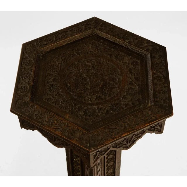 Antique Burmese Anglo-Indian Plant Stand For Sale - Image 6 of 10