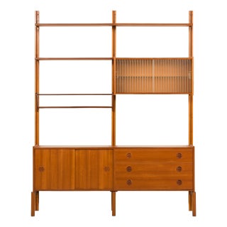 Scandinavian Free Standing Wall Unit by Sven Andersen, Norway, 1960s For Sale