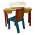 1980s Ettorre Sottsass/ Marco Zanini Memphis Makeup Vanity and Chair, Attrbuted For Sale
