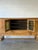 Henning Kjærnulf Oak Sideboard Credenza With Leaded Glass Doors by Henning Mid-Century Modern 1960s For Sale - Image 12 of 13
