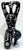 Mid 20th Century Modern Black & White Sculpture of a Knelling Tribal Tattooed African Queen For Sale - Image 5 of 12