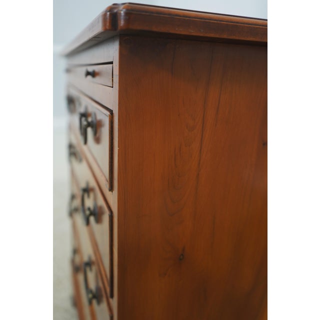 English Yew Wood George III Style Bachelor Chest For Sale - Image 14 of 18