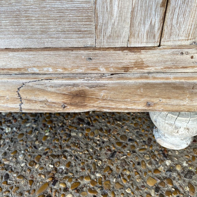 Late 19th Century Gustavian Bleached Two Door Buffet Cabinet For Sale - Image 11 of 12