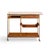 Paul McCobb for Calvin Irwin Collection Model C9203 Mid Century Travertine, Brass and Mahogany Bar Cart This bar cart...