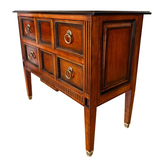 A French Neoclassical-inspired two-drawer chest from Hickory White’s Continental Classics collection. Crafted from high-...