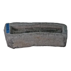 42" Inch Long Hand Chiseled Stone Trough 19