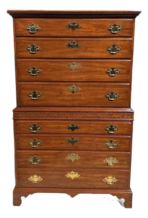 C1990 Henkel Harris Solid Cherry Chest of Drawers Model No. 177
