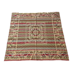 Antique Mid 19th Century Jacquard Coverlet Pheasants Deer