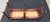 Brown Custom Upholstered Faux Bamboo Bench For Sale - Image 8 of 9