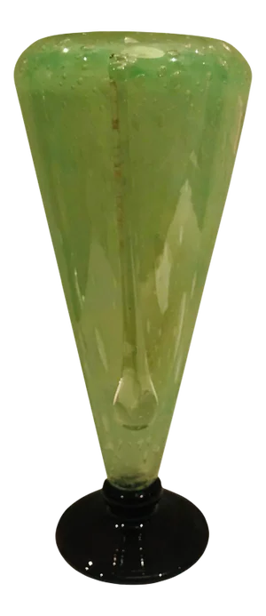 1930s French Schneider Glassworks Art Glass Vase