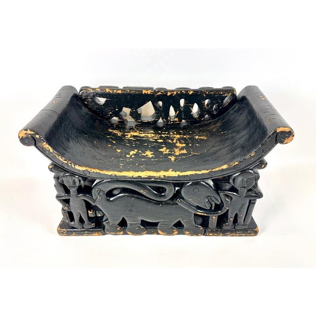 This exquisitely crafted seat, by a Duala People artist, was created in the late 19th century in Cameroon for prominent...