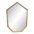 Henredon X Mark D. Sikes Gilt Geometric Wall Mirror For Sale