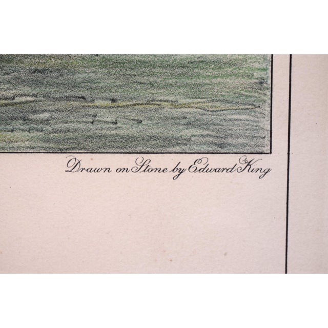 American 1930s Edward King Lithograph "American Horse Show Scenes, Rochester" For Sale - Image 3 of 6