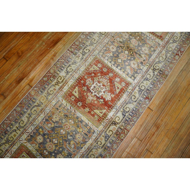 Textile Antique Zabihi Collection Turkish Sivas Runner - 2'9" x 11'2" For Sale - Image 7 of 8
