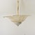 Brass Vintage Murano Glass Palmette Suspension Light For Sale - Image 8 of 9