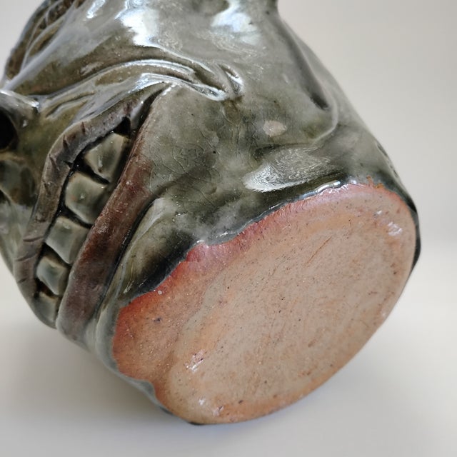 Gray Original Stephen Hawks Face Jug For Sale - Image 8 of 9