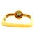 Metal 1990s Italian 14k Gold 3.38 Carat Diamond Pavé Dome Bangle Bracelet For Sale - Image 7 of 18