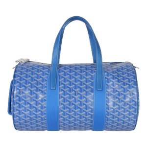 Sky Blue Goyardine Barrel 40 Sports Bag