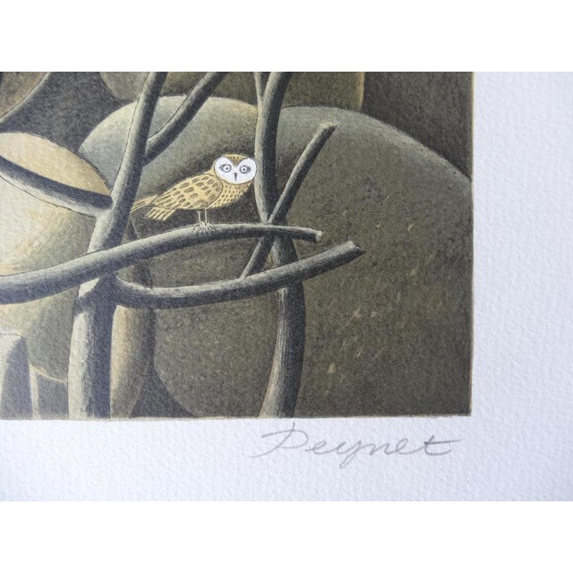 Raymond Peynet, The Goat and the Wolf, Original Lithograph For Sale - Image 5 of 6