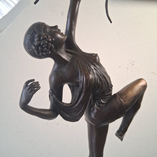 Art Deco Art Deco Style Bronze -the Archer- Pierre Le Faguays For Sale - Image 3 of 5