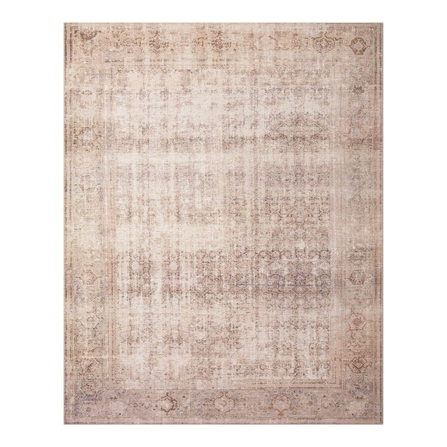 Amber Lewis x Loloi Georgie Ocean / Sand 5'-0" x 7'-6" Area Rug For Sale