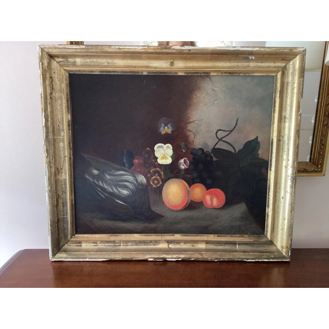 Textile French Original Still Life Oil Painting Signed S. La Dure, Framed For Sale - Image 7 of 11