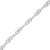 Haus of Brilliance .925 Sterling Silver Prong Set Diamond Accent Infinity Weave Link 7.25" Bracelet (I-J Color, I3 Clarity) For Sale - Image 4 of 7