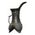 1960s Chinoiserie Bronze Gilded Palace Wine Cup, Archaic Ritual Tripod Wine Vessel, Decorative Bronze Jue Style Pitcher For Sale