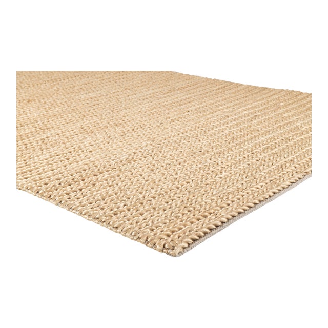 Part & Parcel Goods Jute Weave Rug, 8'x10', Natural For Sale