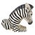 Ceramic Zebra Statue Figure Chalkware Palm Beach Regency Figurine 27" For Sale - Image 9 of 12