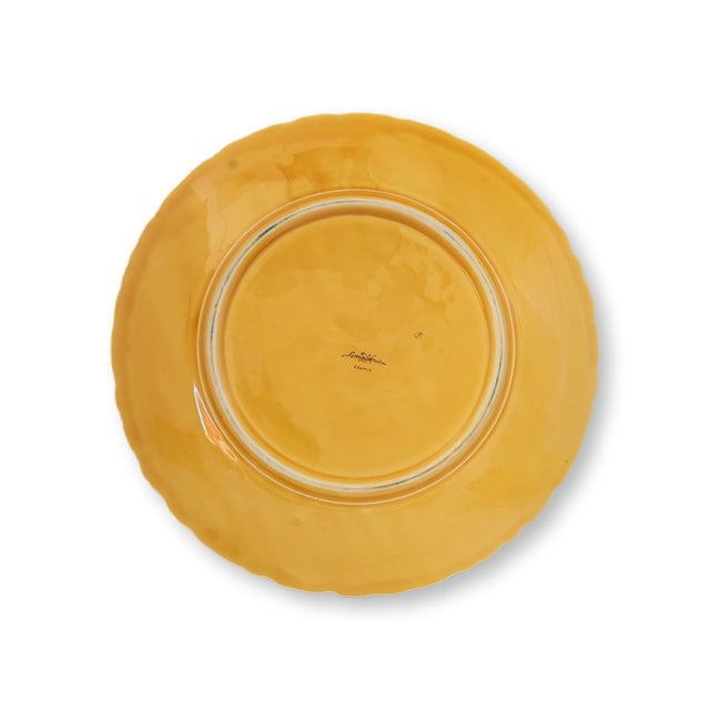 Early 1900s French Sarreguemines Majolica Fruit Serving Set For Sale - Image 11 of 17