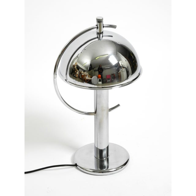 Large Exceptional Chrome Table Lamp by Gebrüder Cosack, 1960s For Sale - Image 6 of 18