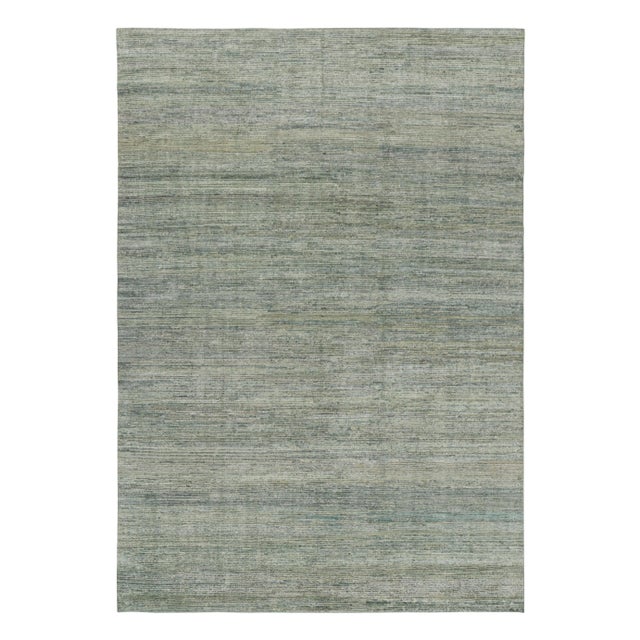 Hand-knotted in silk, this 10x14 textural rug is an exciting new addition to Rug & Kilim’s Texture of Color Collection. On...