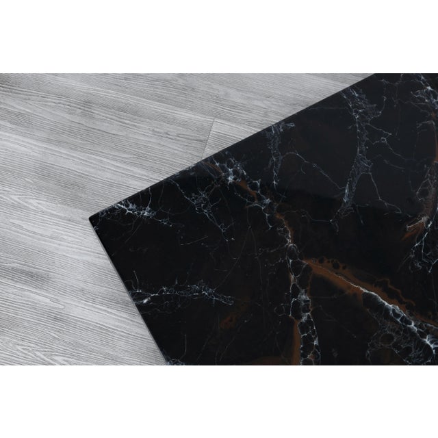 Italian Modernist Faux Marble Coffee Table by Willy Rizzo, 1970s For Sale - Image 12 of 12
