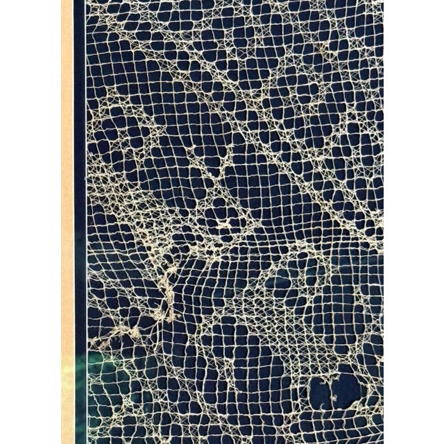 Tribal 15th Century & Earlier Framed Large Pre-Columbian Gauze Textile Panel Chancay Culture For Sale - Image 3 of 11