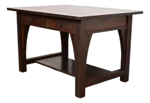 Limbert Antique Mission Oak Arts & Crafts Desk or Library Table, Circa 1910