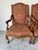 Brown Pair of Vintage French Provincial Louis XV–Style Armchairs by Hickory, Nc/ Sold For Sale - Image 8 of 12